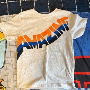 Garanimals Kids Graphic Tee - Gray with Orange and Blue